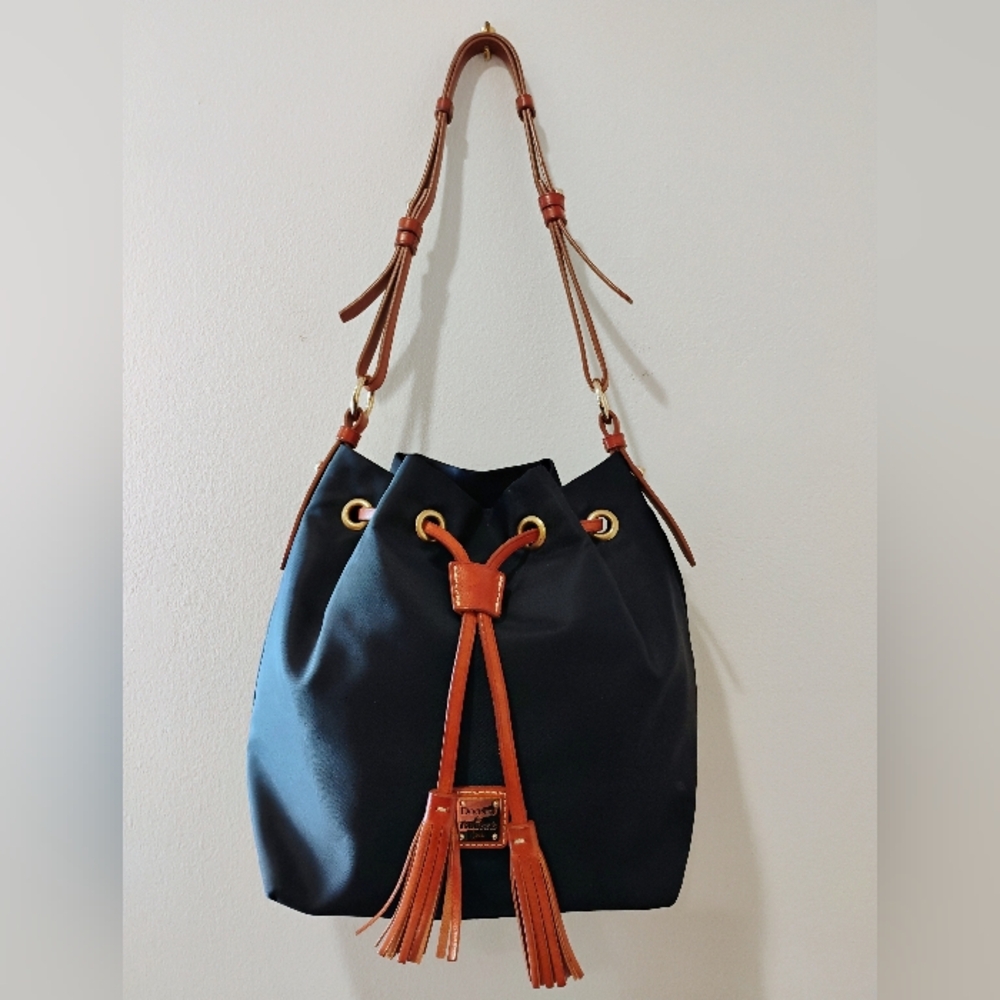 Dooney & Burke Navy Blue Bucket Bag